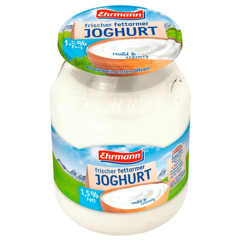 Ehrmann Frischer Fettarmer Joghurt 1,5% 500g